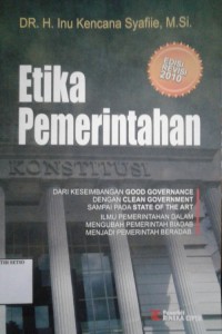 Image of ETIKA PEMERINTAHAN